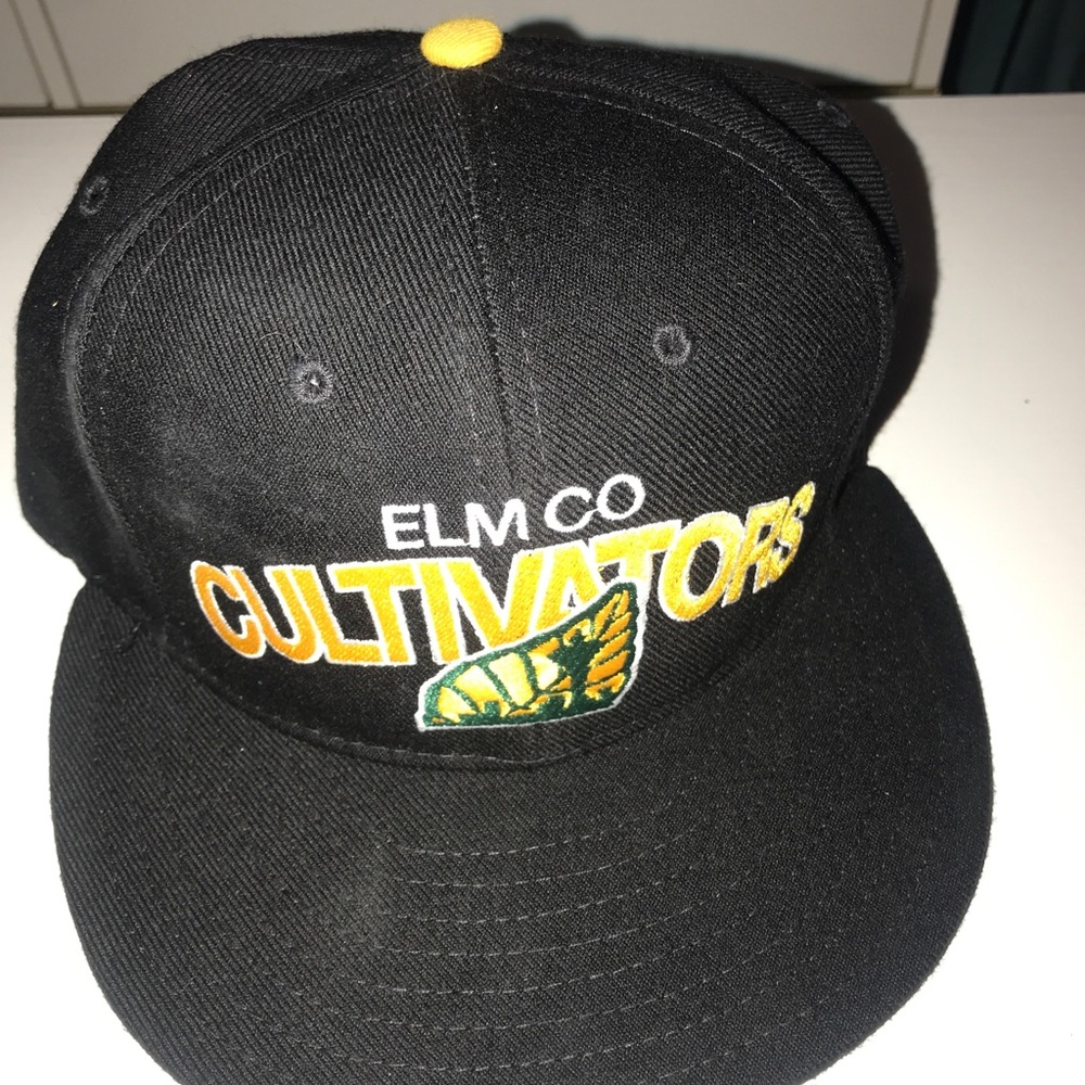 ELM CO Black Cap with Embroidery